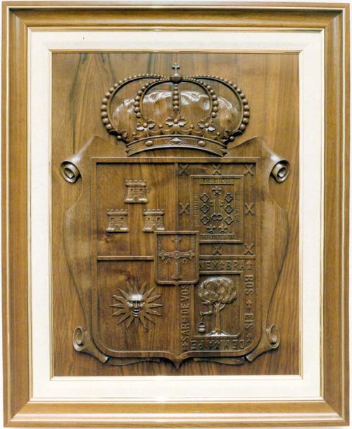 Escudo del concejo de Aller (Asturias). Obra del autor.