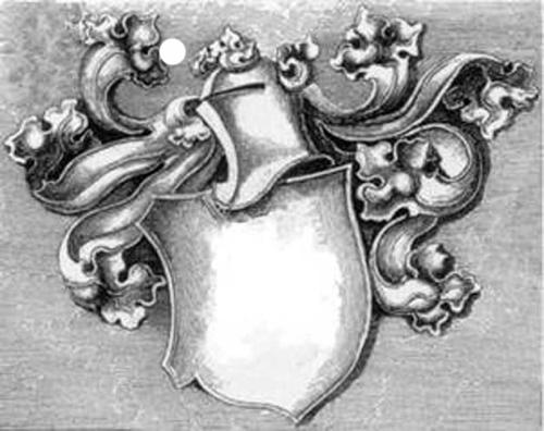 Modelo de blasón gótico.