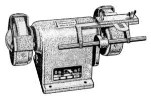 Muela eléctrica de esmeril.