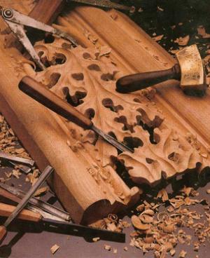 Detalle de friso, estilo Gótico. Obra del autor.